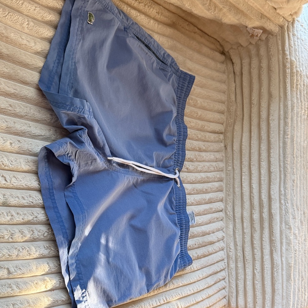 Lacoste Light Blue Athletic Shorts